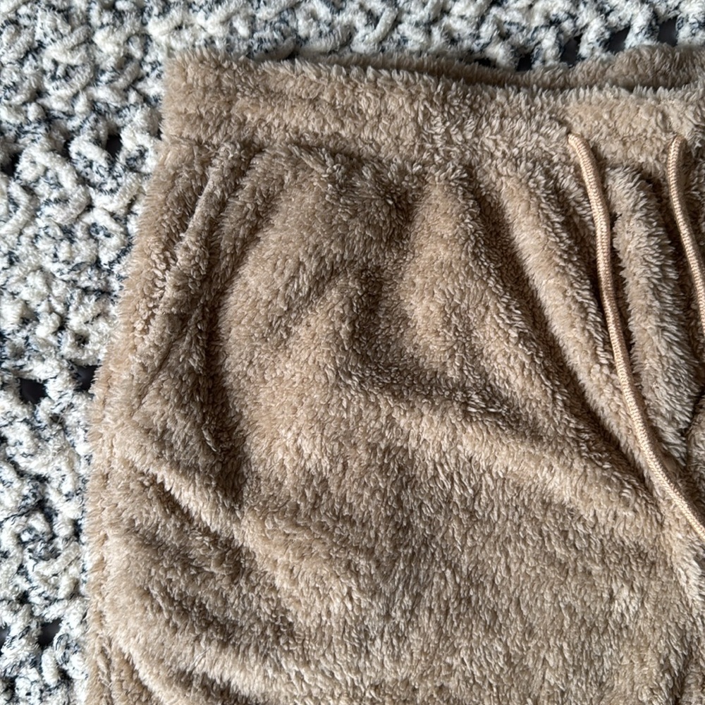 Sherpa Teddy Fleece Shorts - Picture 2 of 4